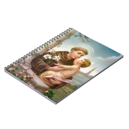 聖アンソニーと子イエス ノートブック (左側)