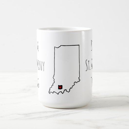 聖アンソニーの事だ コーヒーマグカップ (中央)