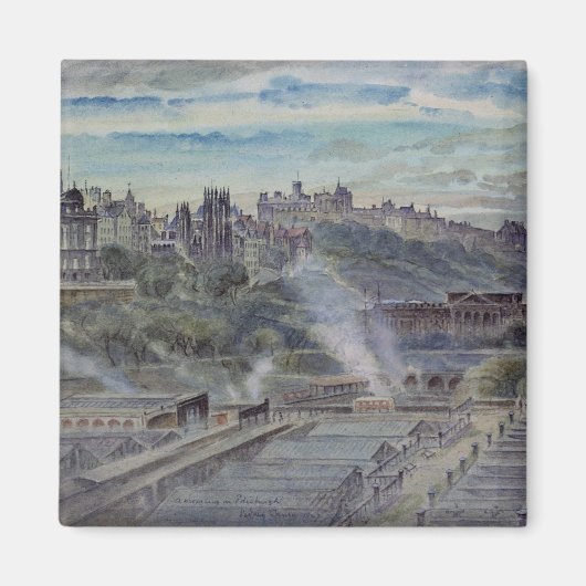 聖アンソニーの礼拝堂の近くのエジンバラ マグネット (正面)