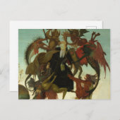 聖アンソニーの苦しみ, 1487年ミケランジェロ ポストカード (正面/裏面)