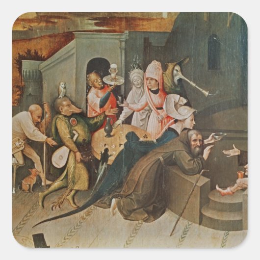 聖アンソニーの誘惑のトリプチチ スクエアシール (正面)