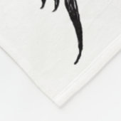 聖アンソニーの誘惑素晴らし フリースブランケット (角)