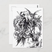 聖アンソニーの誘惑素晴らし ポストカード (正面/裏面)