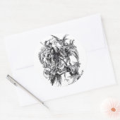 聖アンソニーの誘惑素晴らし ラウンドシール (封筒)