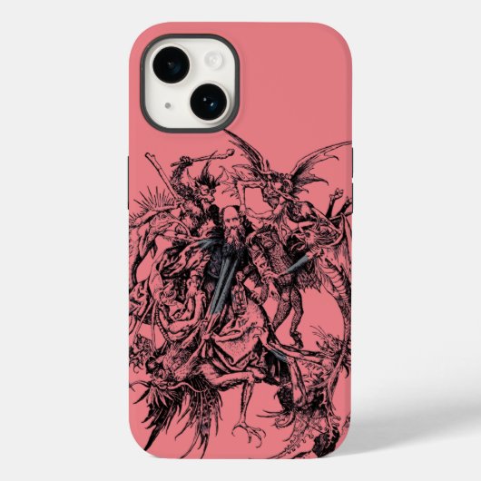 聖アンソニーの誘惑素晴らし Case-Mate iPhoneケース (裏面)