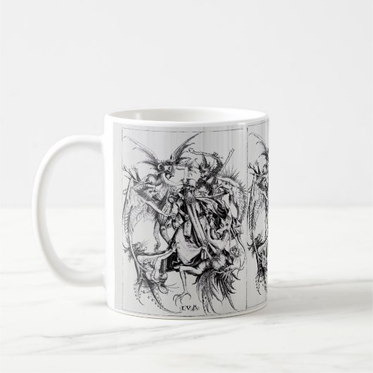 聖アンソニーの誘惑 コーヒーマグカップ (左)