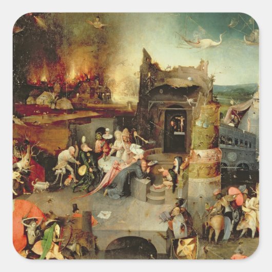 聖アンソニーの誘惑 スクエアシール (正面)