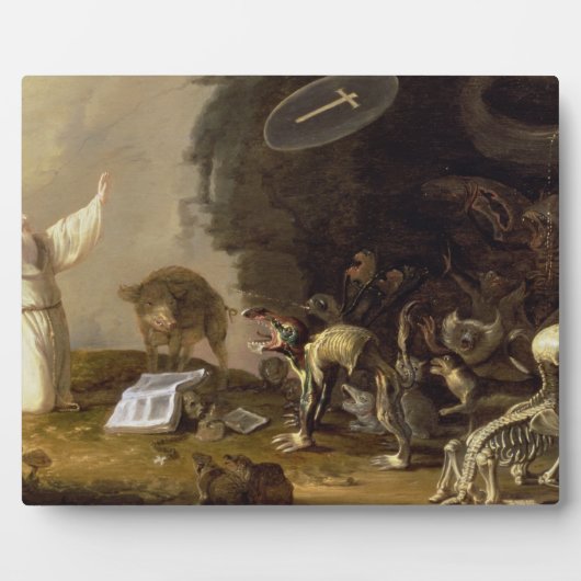 聖アンソニーの誘惑(パネル) フォトプラーク (正面)