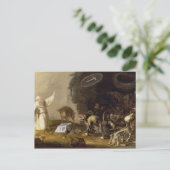 聖アンソニーの誘惑（パネル） ポストカード (スタンド正面)