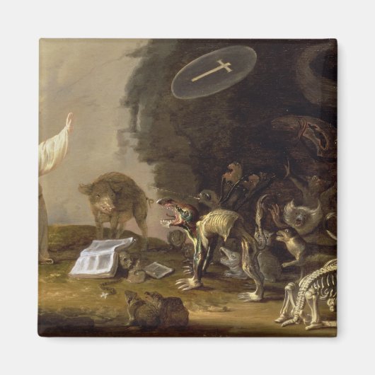 聖アンソニーの誘惑（パネル） マグネット (正面)