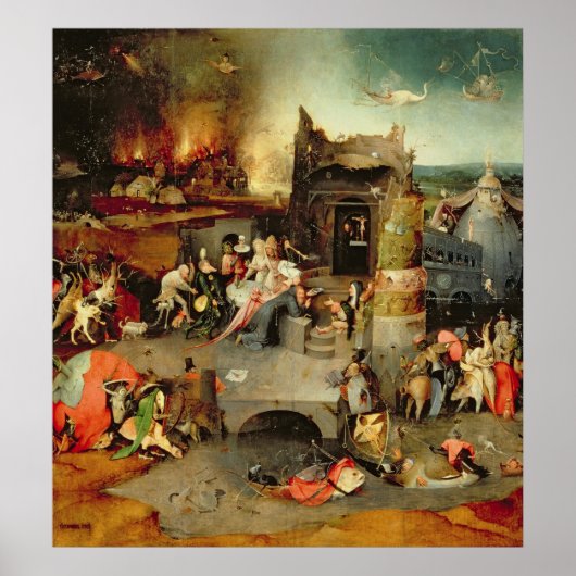 聖アンソニーの誘惑 ポスター (正面)