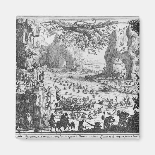 聖アンソニーの誘惑 マグネット (正面)