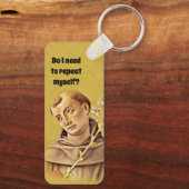 聖アンソニー宗教的カトリックおもしろいキーチェーン キーホルダー (裏面)