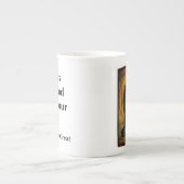 聖アンソニー素晴らしの引用文 ボーンチャイナマグカップ (正面)