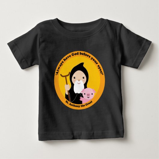 聖アンソニー素晴らし ベビーTシャツ (正面)