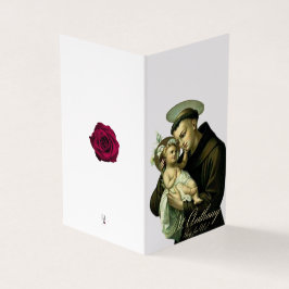 聖アンソニー・カトリック弔問サンキューカード