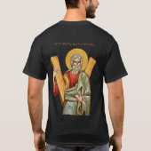 聖アンデレ使徒 Tシャツ (裏面)