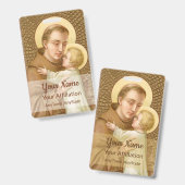 聖アントニーとキリストの子(JM 05;スタイル1) バッジ (表裏)