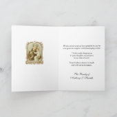 聖アントニー 追悼式 御礼 サンキューカード (内部)