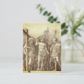 聖アンドリューと聖ロニヌスの間でキリストを復活させた ポストカード (スタンド正面)