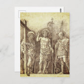 聖アンドリューと聖ロニヌスの間でキリストを復活させた ポストカード (正面/裏面)