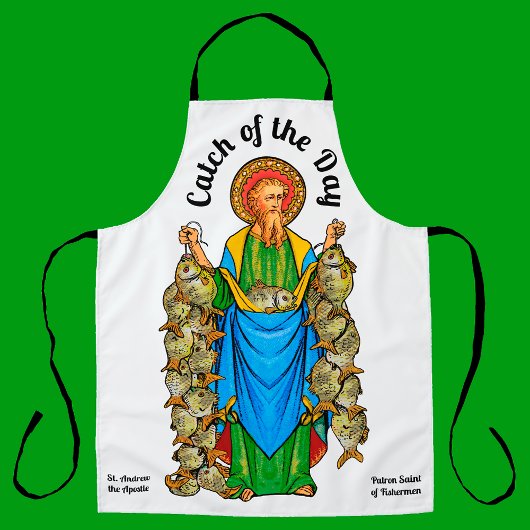 聖アンドリューのキャッチ・オブ・ザ・デイ(プレーン) エプロン