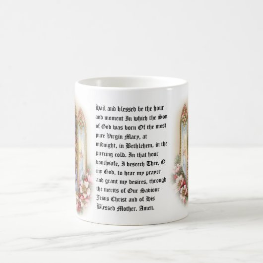 聖アンドリューのクリスマスのアドベントNovena聖家族 コーヒーマグカップ (中央)