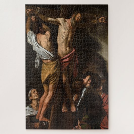 聖アンドリューの十字架by Caravaggio ジグソーパズル (縦)