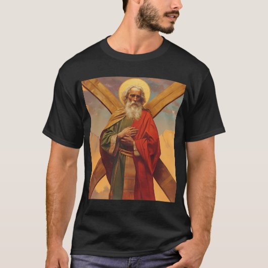 聖アンドリュー使徒 Tシャツ (正面)