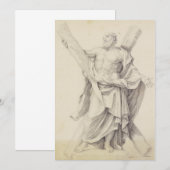 聖アンドリュー12使徒のうちの1人 招待状 (正面/裏面)