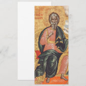 聖アンドレ apostle 正教のアイコン 招待状 (正面/裏面)