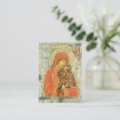 聖アンナとトートコス妊娠祈りの言葉カード プレイスカード (スタンド正面)