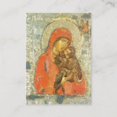 聖アンナとトートコス妊娠祈りの言葉カード プレイスカード (正面)