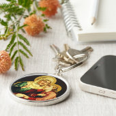 聖アンナと聖母マリア キーホルダー (側面)