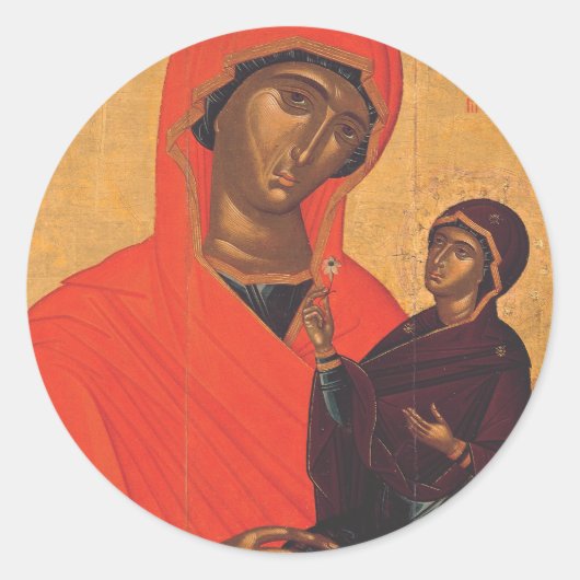 聖アンナと聖母マリア ラウンドシール (正面)