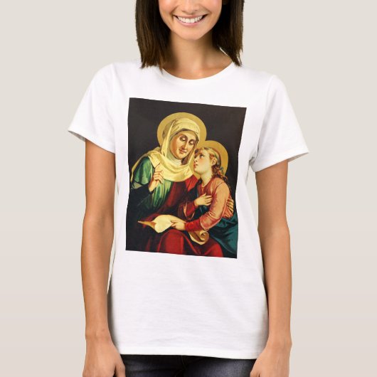 聖アンナと聖母マリア Tシャツ (正面)