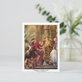 聖アンブロスとテオドシウス帝 ポストカード (スタンド正面)