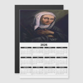 聖アンヘラ・メリッチ 2026 カレンダー (正面/裏面)