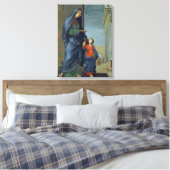 聖アン寺にヴァージンを導く キャンバスプリント (インサイチュ (寝室))