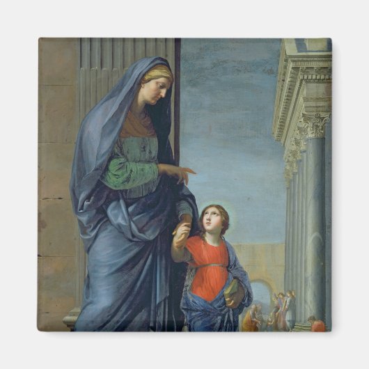 聖アン寺にヴァージンを導く マグネット (正面)