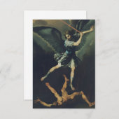 聖アーチャンエル・マイケルは悪魔を倒す サンキューカード (正面/裏面)