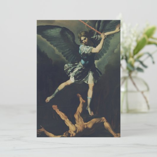 聖アーチャンエル・マイケルは悪魔を倒す シーズンカード (スタンド正面)