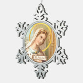 聖アーデルハイト、神聖ローマ帝国皇帝妃(LT 03) スノーフレークピューターオーナメント (右)