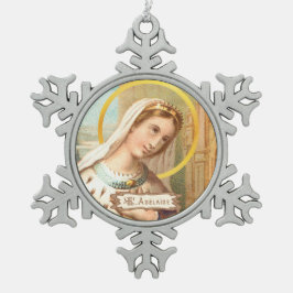 聖アーデルハイト、神聖ローマ帝国皇帝妃（LT 03） スノーフレークピューターオーナメント