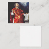 聖イグナチオ・ロヨラ スクエア名刺 (正面/裏面)