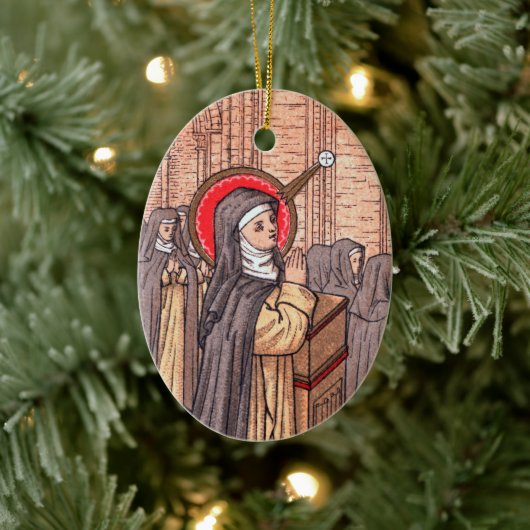 聖インメルダ・ランベルティニの奇跡（VVP 010） セラミックオーナメント (ツリー)