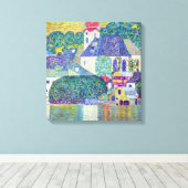 聖ウォルフガング教会バイグスタフクリムトアールビクトリアント キャンバスプリント (インサイチュ (ウッドフロア))