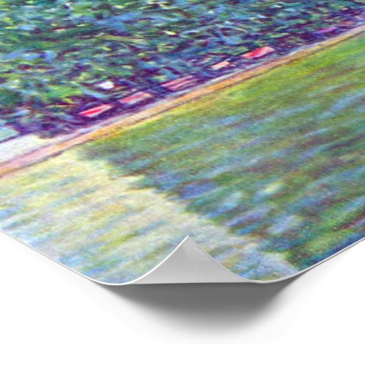 聖ウォルフガング教会バイグスタフクリムトアールビクトリアント ポスター (角)