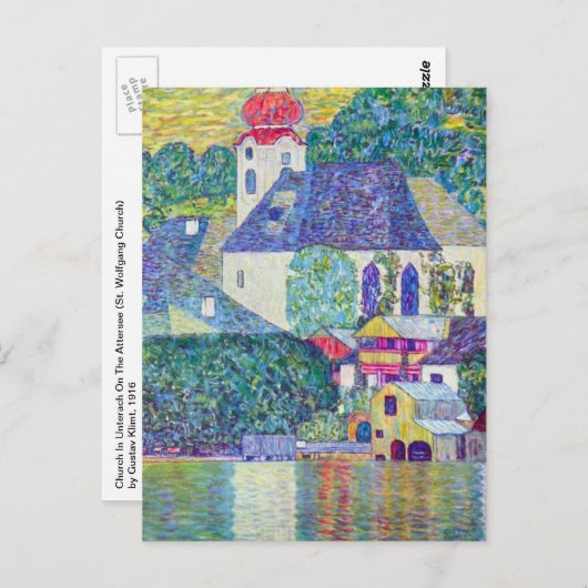 聖ウォルフガング教会バイグスタフクリムトアールビクトリアント ポストカード (正面/裏面)