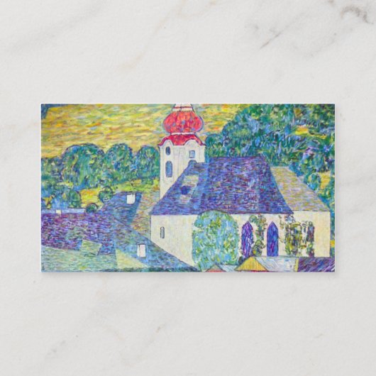 聖ウォルフガング教会バイグスタフクリムトアールビクトリアント 名刺 (裏面)